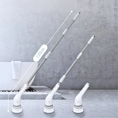 Cepillo de Limpieza Eléctrico Giratorio 9 en 1 - Ideal Para Baño, Cocina y Coche