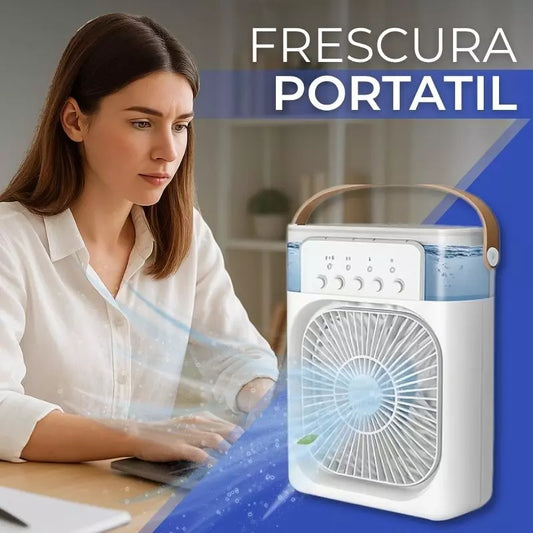Ventilador 3 en 1 | Humidificador + Ventilador + Luz LED