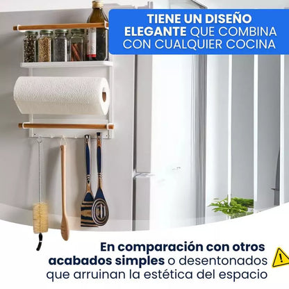 Organizador Magnético para Nevera - El único que no se cae, no se oxida y no te estorba