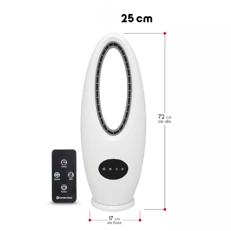 Ventilador de Torre sin Aspas - El más potente, seguro y silencioso del mercado