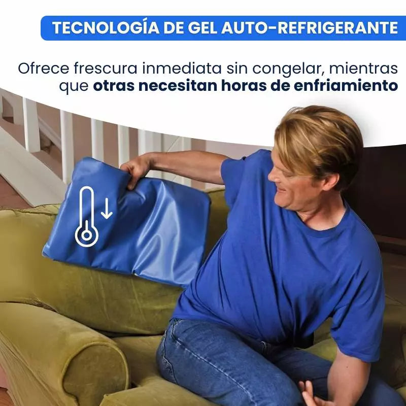 Almohadilla de Gel Auto-Refrigerante - Enfría en segundos donde más lo necesitas