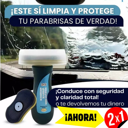 Limpiador de Cristales para Coche con Barrera Oleofóbica Comprobada