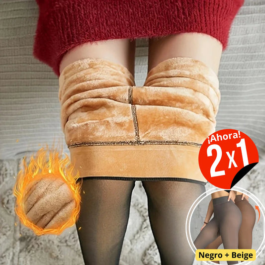 | OFERTA 2x1 | Pantis Térmicos con Forro de Terciopelo, Súper Elásticos y Ultra Cálidos para el Invierno