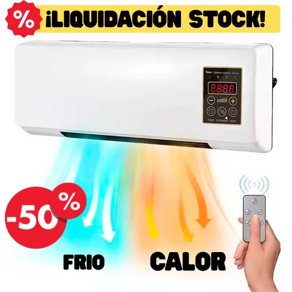 Calentador Eléctrico de Pared con Calor Inmediato para el Hogar (Frío y Calor)